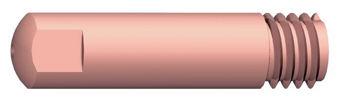 Stromdüse Draht-Ø 1mm M 6 L.25mm CuCrZr A.BINZEL-0