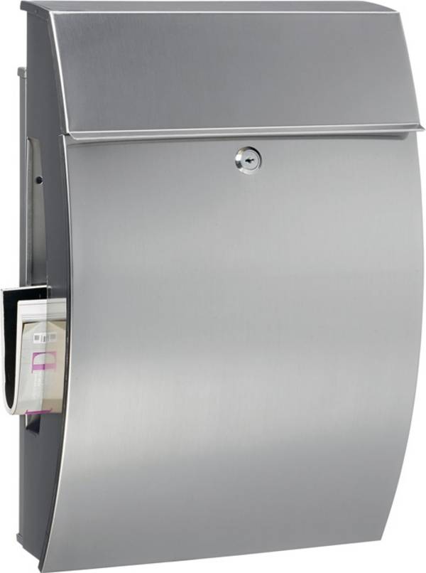 Briefkasten Hamburg 3815 Ni H.478mm B.322mm T.152mm DIN C4 BURG-WÄCHTER