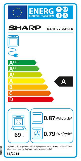 Sharp K-61D27BM1-FR + KH-6V08FT0K-EU-1