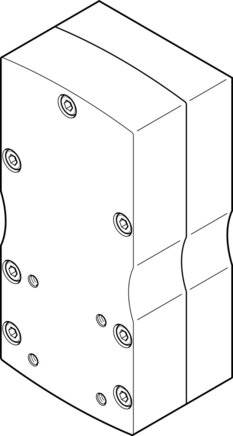 FESTO EAMM-U-110-D60-60H-120 Parallel kit, P/n: 1542264-0