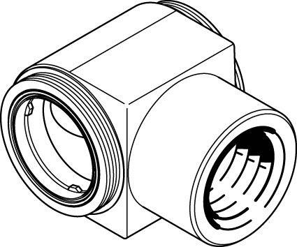 FESTO LK-1/8, Ringstück, P/n: 9181-0