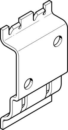 FESTO SXE3-W, Adapterplatte, P/n: 540214-0