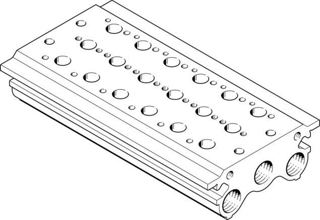 FESTO PRS-1/4-6-B, Anschlussblock, P/n: 15865-0