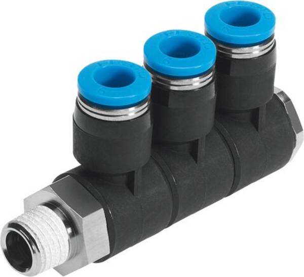 FESTO QSLV3-3/8-10, Mehrfachverteiler, P/n: 153228