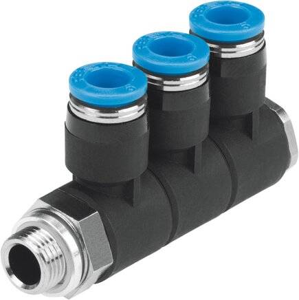 FESTO QSLV3-G1/2-12 Multiple distributor, P/n: 186242