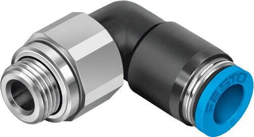 FESTO QSRL-G1/4-6, L-Rotations-Steckverschraubung, P/n: 186287-0