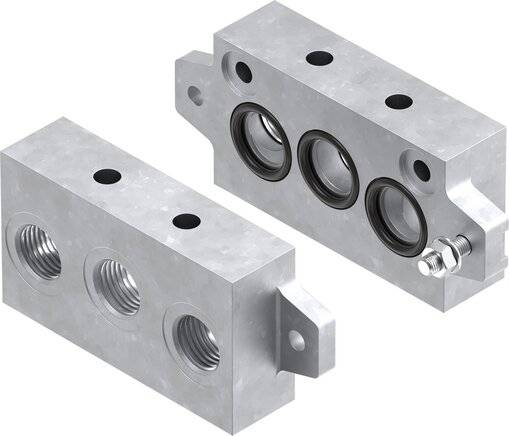 FESTO NEV-4DA/DB-ISO End plate kit, P/n: 11140-0