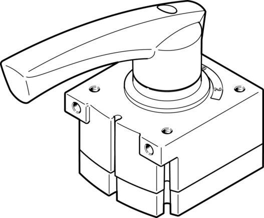 FESTO VHER-H-B43E-B-G12, Steuerschieber, P/n: 3192068