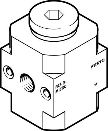 FESTO FRZ-D-MINI, Verteilerblock, P/n: 162786-0
