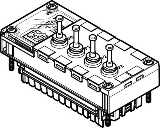 FESTO CPX-4AE-P-D10, Analogmodul, P/n: 560362-0