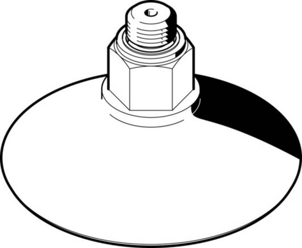 FESTO ESS-50-GT-M10 Suction cup, P/n: 525977