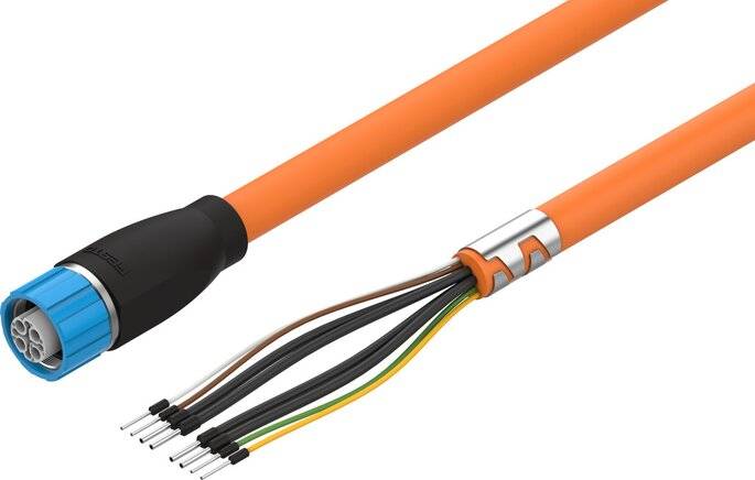 FESTO NEBM-M16G8-E-15-Q9-LE8 Motor cable, P/n: 8003768-0