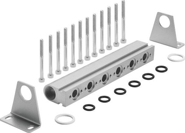 FESTO PAL-1/4-6-B, P-Anschlussleiste, P/n: 30284