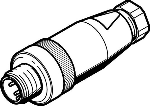 FESTO NECU-S-M12G4-P1-Q6-IS, Stecker, P/n: 570955
