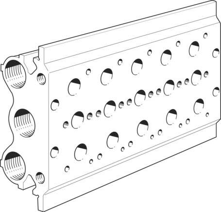 FESTO PRS-1/8-5-BB, Anschlussblock, P/n: 30545-0