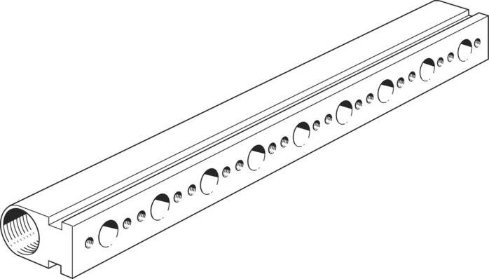 FESTO PAL-1/4-9-B, P-Anschlussleiste, P/n: 30287-0
