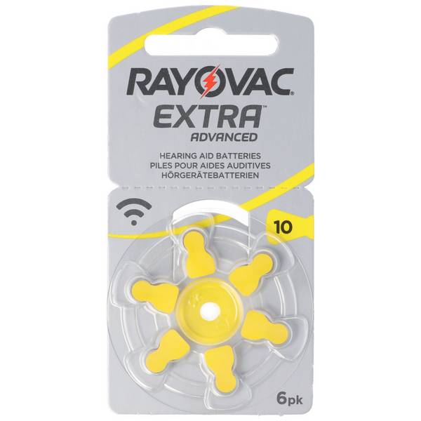 10x 6 Stück Rayovac Hörgerätebatterie Varta HA10, PR70, 4610, Acoustic Special