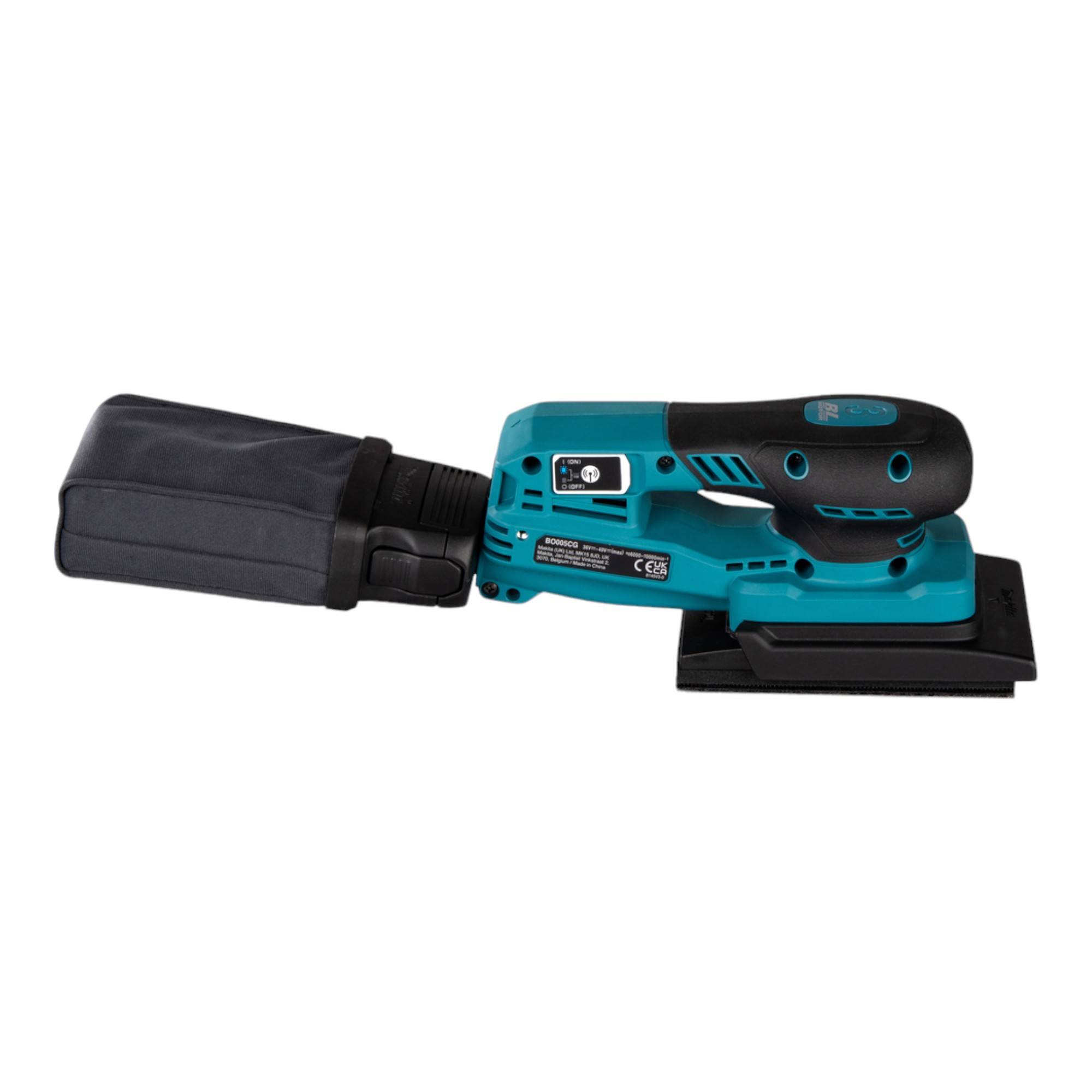 Makita BO 005 CGZ01 Akku Schwingschleifer 40 V max. 80 x 130 mm 3,0 mm Hub Brushless + Makpac - ohne Akku, ohne Ladegerä-3