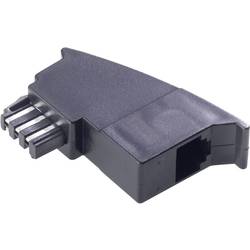 Image of Basetech Telefon (analog) Adapter [1x TAE-F-Stecker - 1x RJ11-Buchse 6p4c] Schwarz
