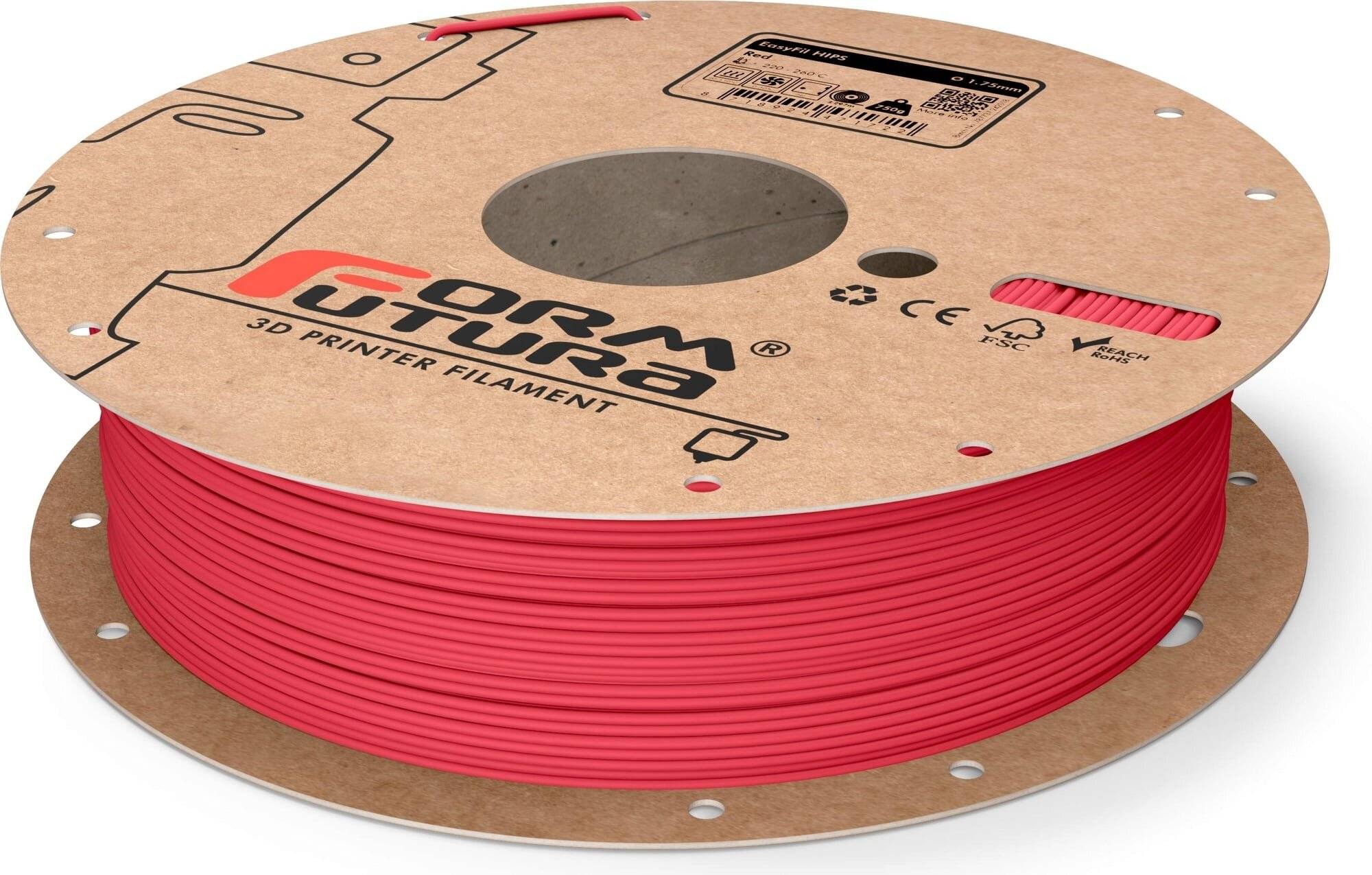 FormFutura EasyFil™ HIPS Red, 1,75 mm / 750 g-2