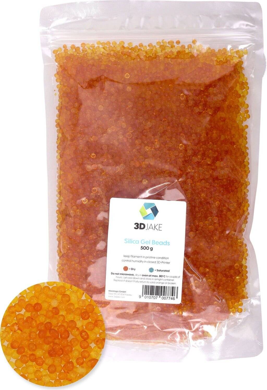 3DJAKE Silica Gel Trockenmittel, 500 g-0