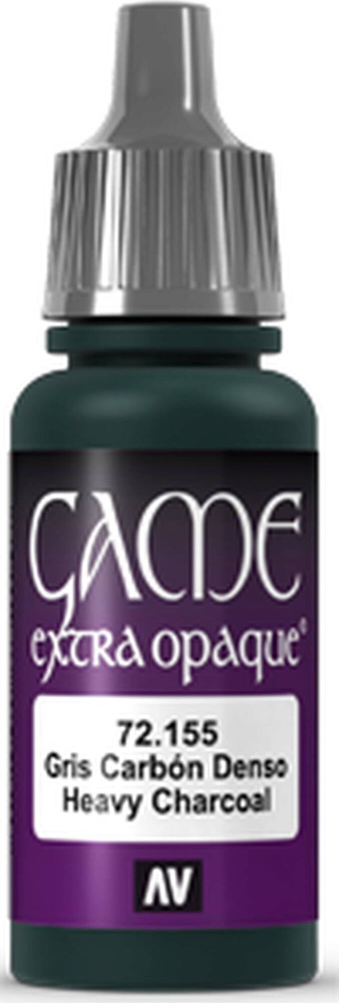 Vallejo Game Color Extra Opaque Heavy Charcoal - 17 ml-0