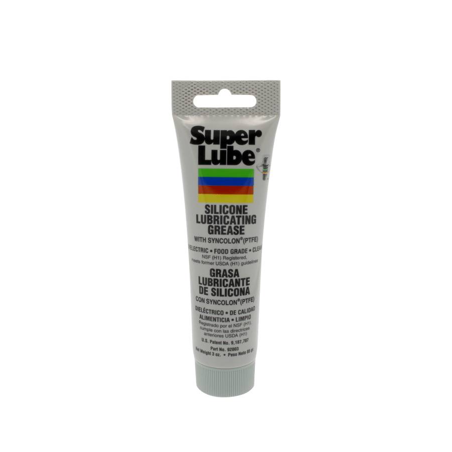 Super Lube 92003 Silicone Lube with PTFE, 3 oz Tube, Translucent White-1