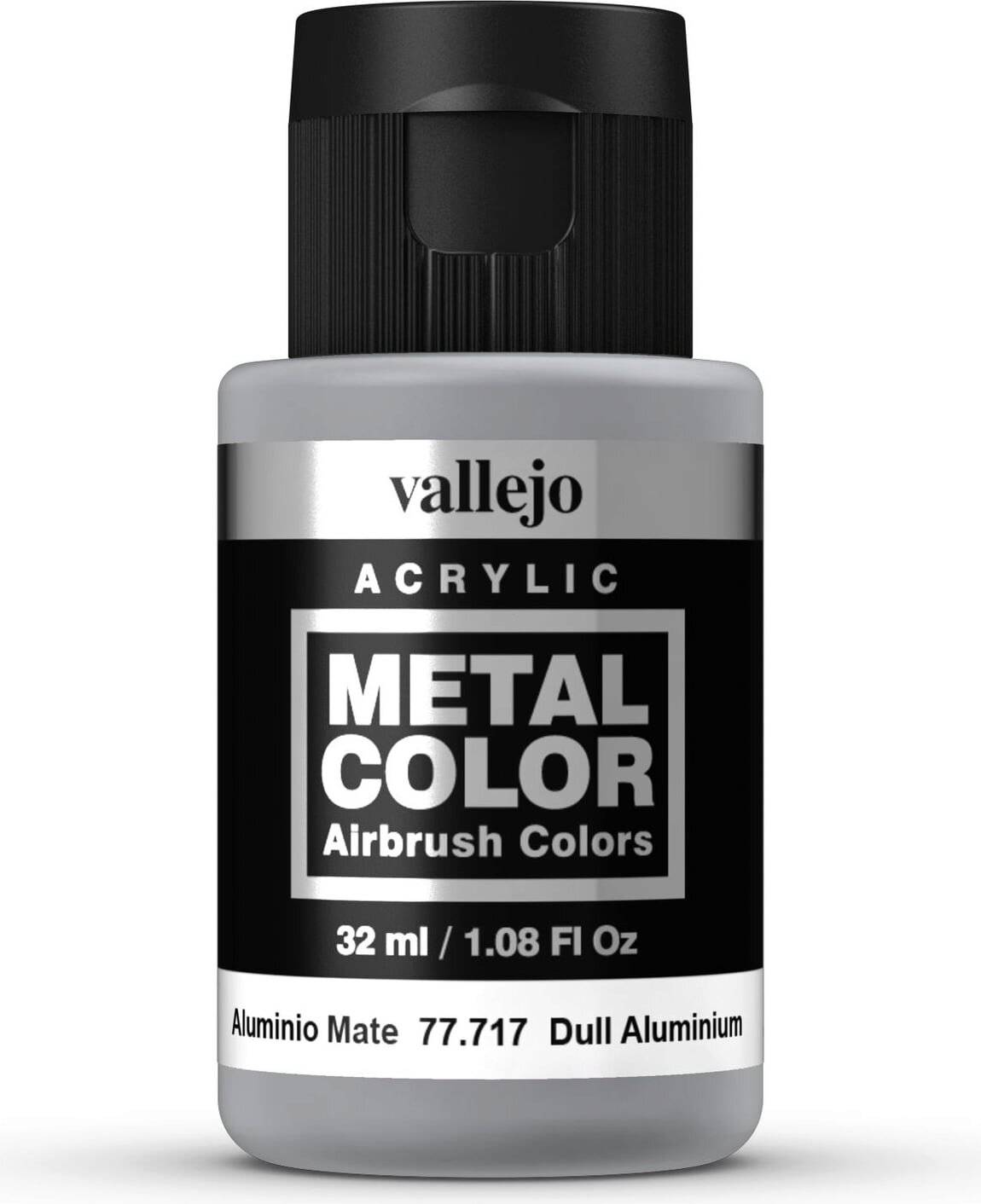 Vallejo Metal Color 717 Dull Aluminium - 32 ml-0