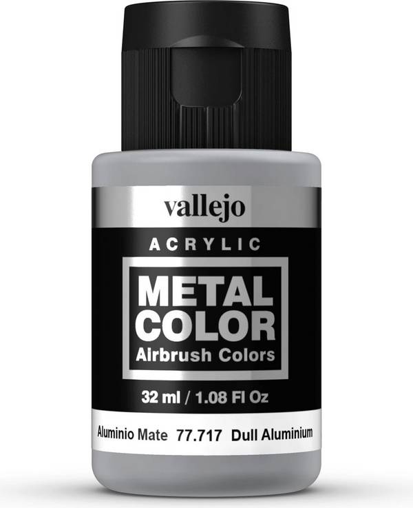 Vallejo Metal Color 717 Dull Aluminium - 32 ml