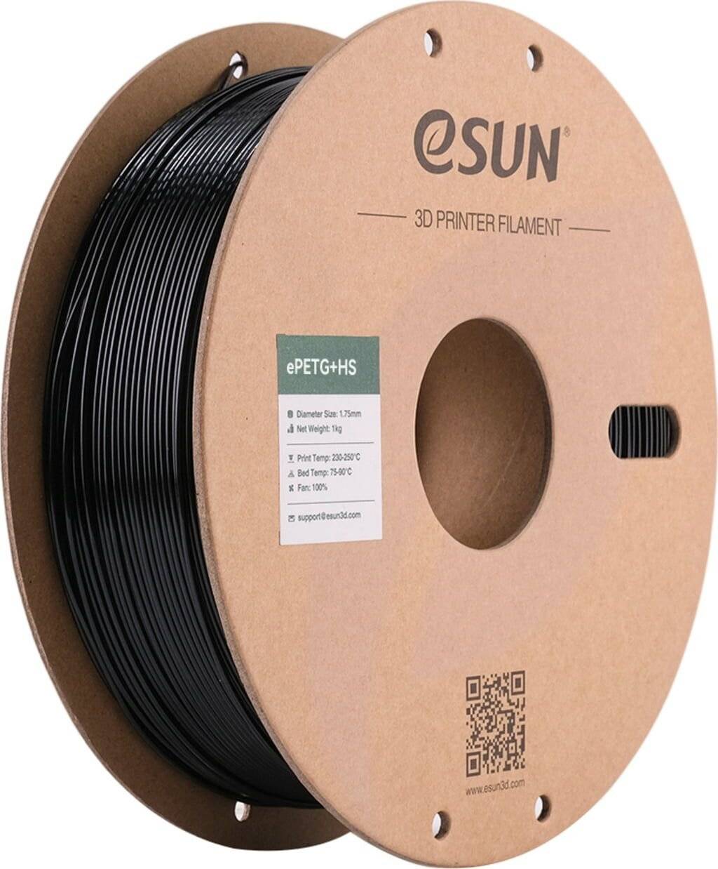 eSUN PETG+HS Black, 1,75 mm / 1000 g-0