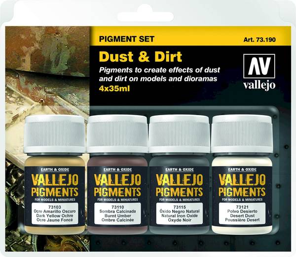 Vallejo Pigment Set "Dust & Dirt" - 1 Set