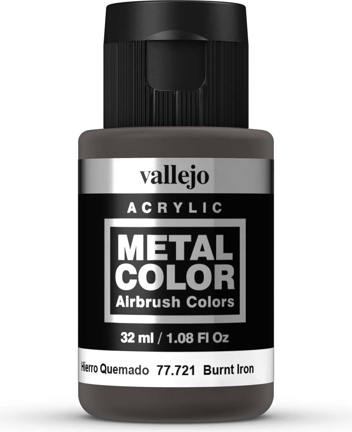 Vallejo Metal Color 721 Burnt Iron - 32 ml-0