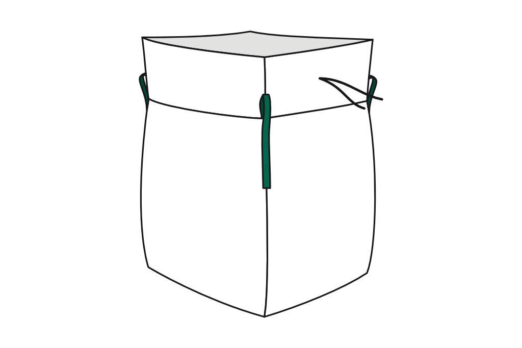 Big Bag 100 x 100 x 100 cm 1 Stück | BigBags in verschiedenen Ausführungen | SWL 1.000 kg |-0