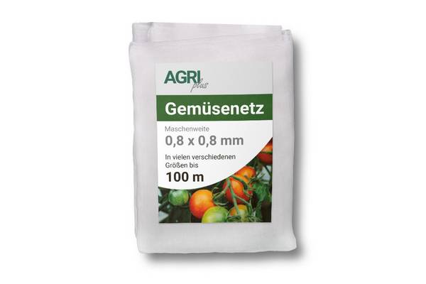 AGRI plus Gemüseschutznetz 3 m breit I Verschiedene Längen I Reißfestes Kulturschutznetz I
