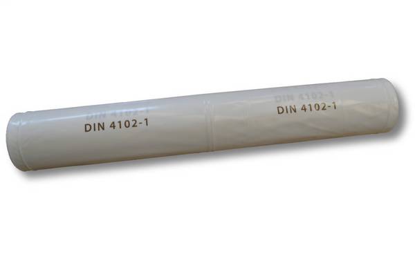 Schwer entflammbare B1 Folie - 100-200 m² pro Großrolle - [DIN 4102] - weiße Dampfsperrfolie -