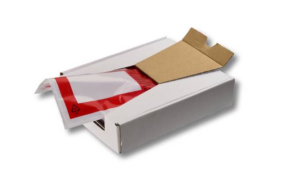1000 Lieferscheintaschen rot C6 selbstklebend im Karton Premium | zu 250 Stück unterverpackt |