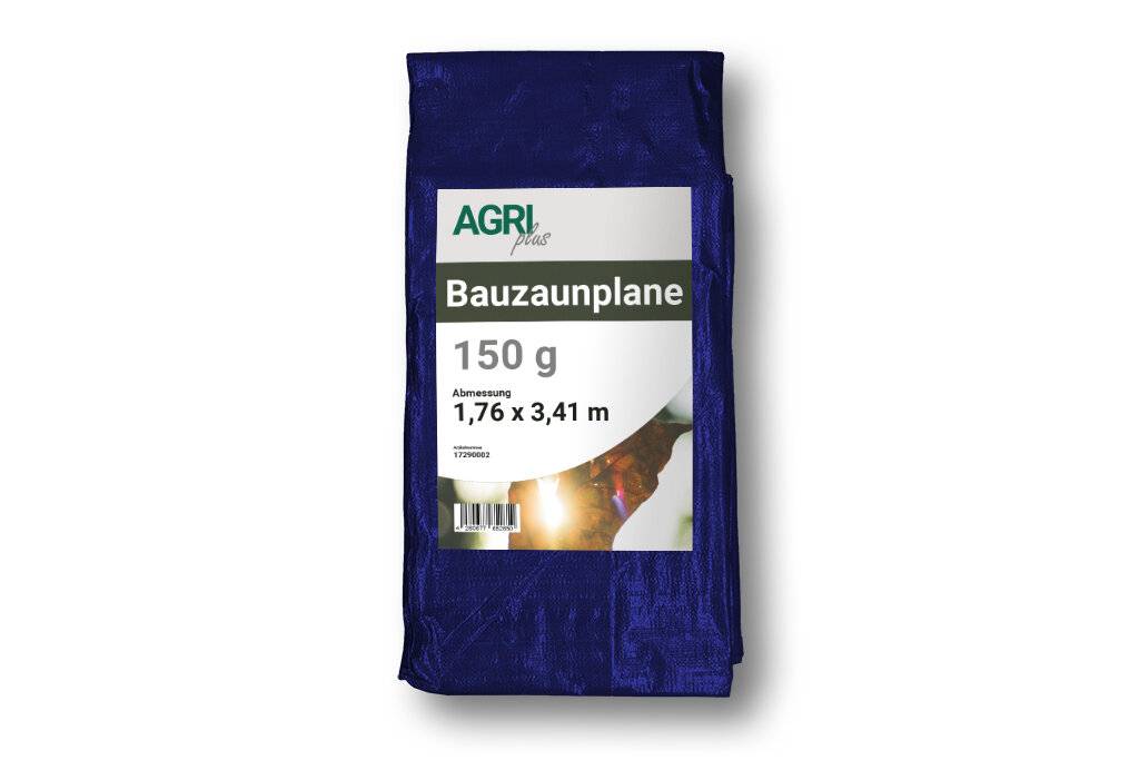1 x Bauzaunplane/Bauplane 1,76 x 3,41 m - Sichtschutzplane/Sichtblende-0