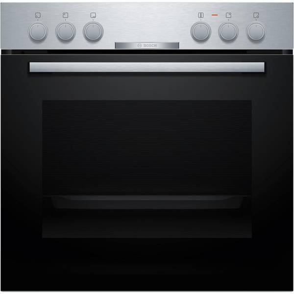 Bosch Einbau-Herd-Set HND211CS63 | Glaskeramik-Kochfeld 60cm | 71l Backofen | 3D-Heißluft | Edelstahl