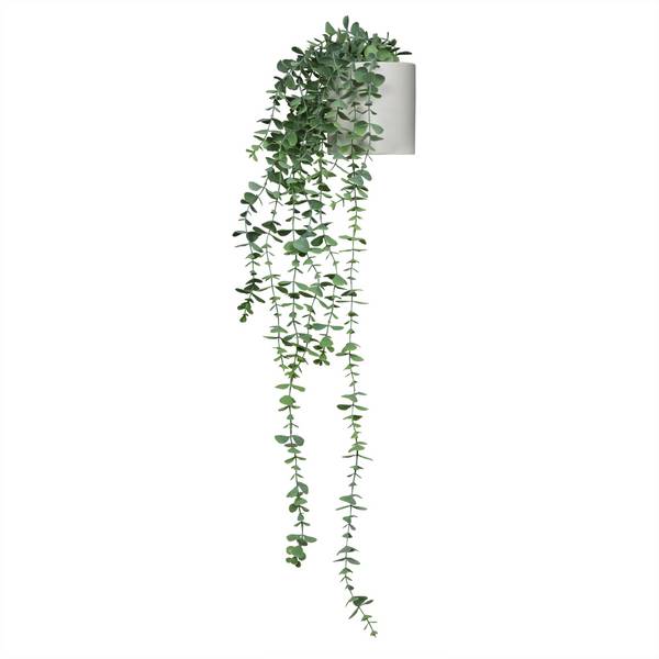Kunstpflanze Hängepflanze EUCALYPTUS CLIMB 90 cm grün hjh OFFICE