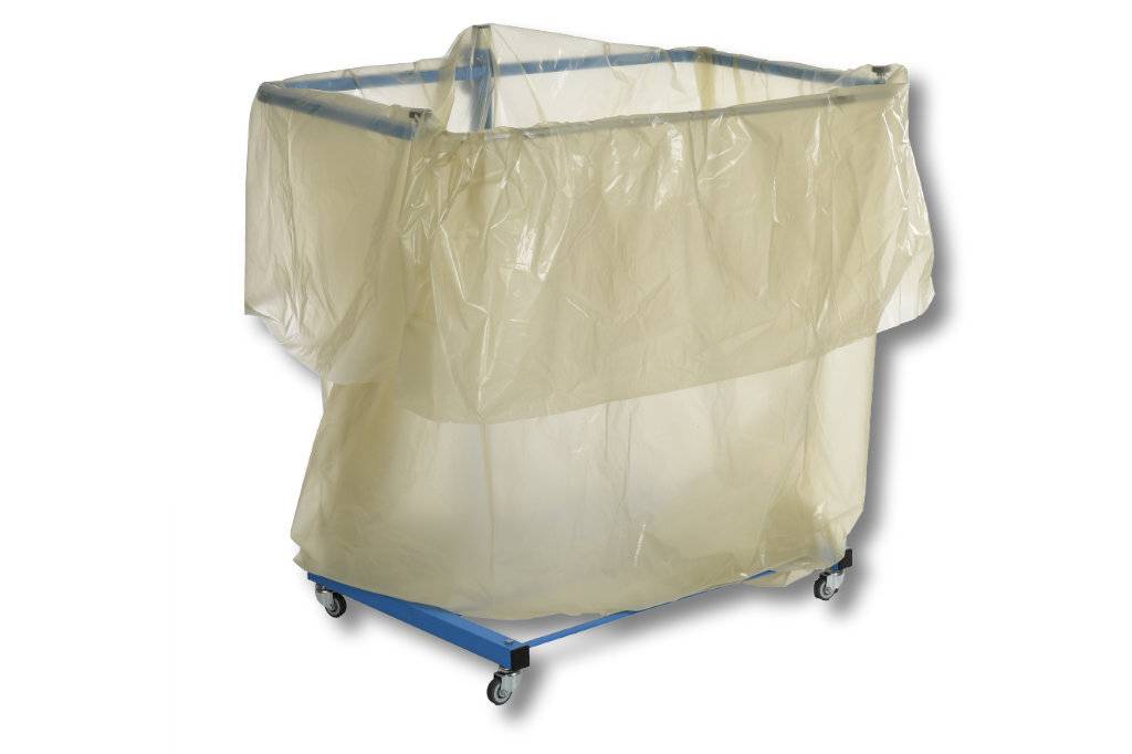 Müllsackständer für 2500 Liter, mit Laufrollen 1 Stück-0