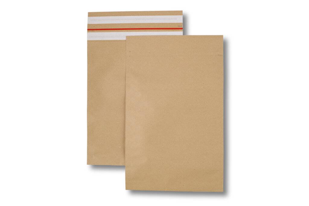 Versandtasche Papier, 250 x 320 + 20/20 mm 400 Stück-0