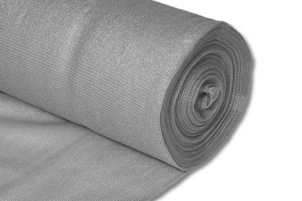 Schattiernetz, 87 % silber, 4 x 30 m, 230g/qm PREMIUM 120 Quadratmeter