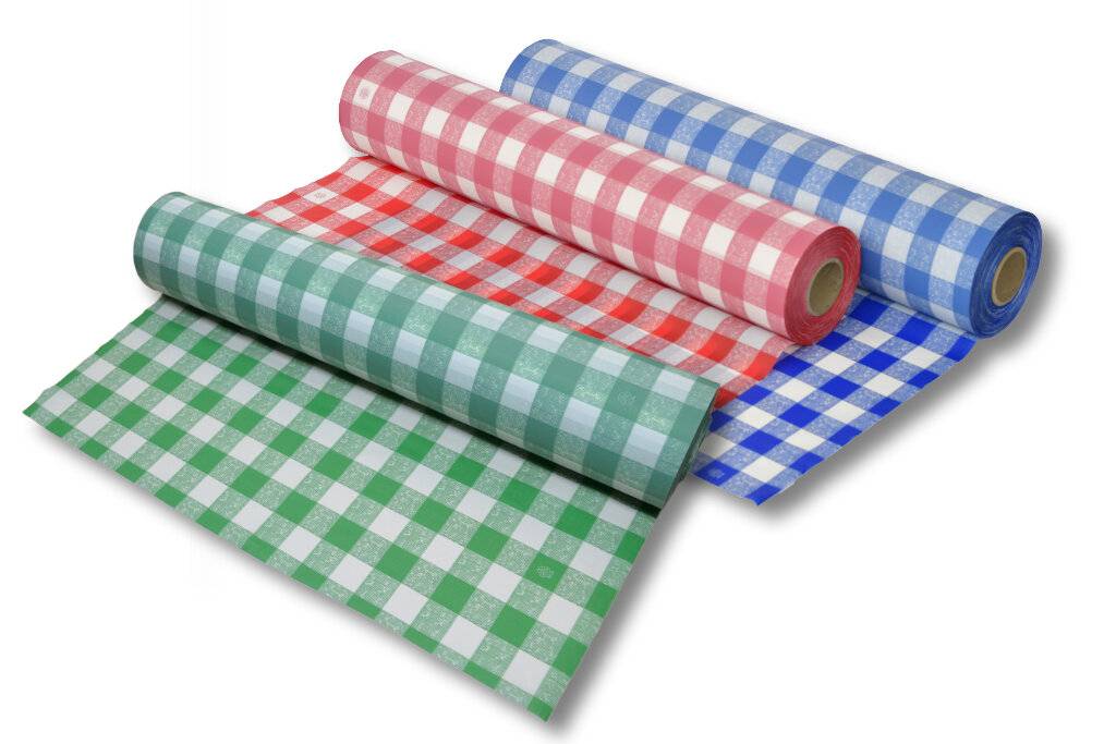 Biertischdecke rot/weiß 0,75 x 100m 1 Rolle