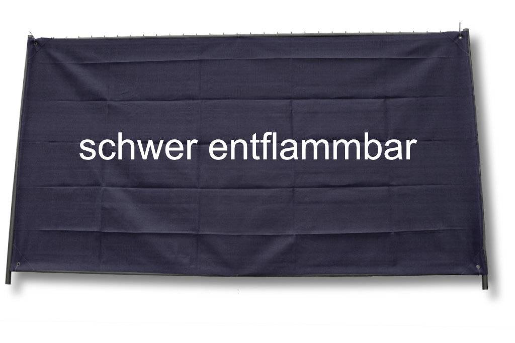Bauzaunnetz, schwarz, 1,80 x 50 m, Rollenware 90 Quadratmeter-0