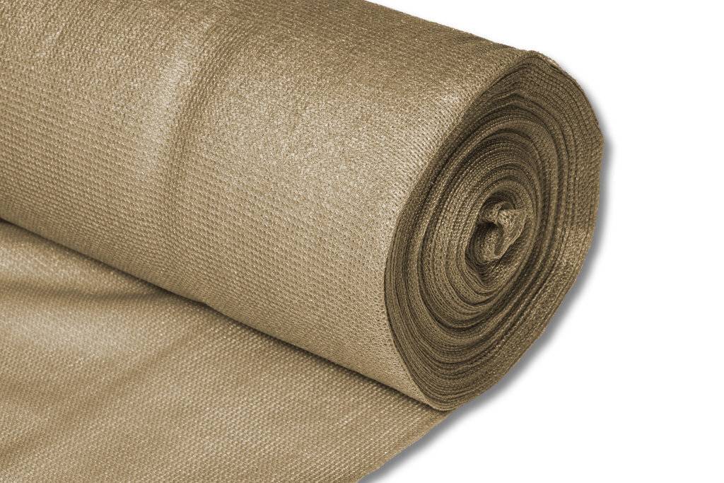 Schattiernetz 230 g/m², 73 % beige, 4 x 30 m 120 Quadratmeter-0