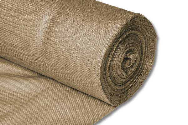 Schattiernetz 230 g/m², 73 % beige, 4 x 30 m 120 Quadratmeter