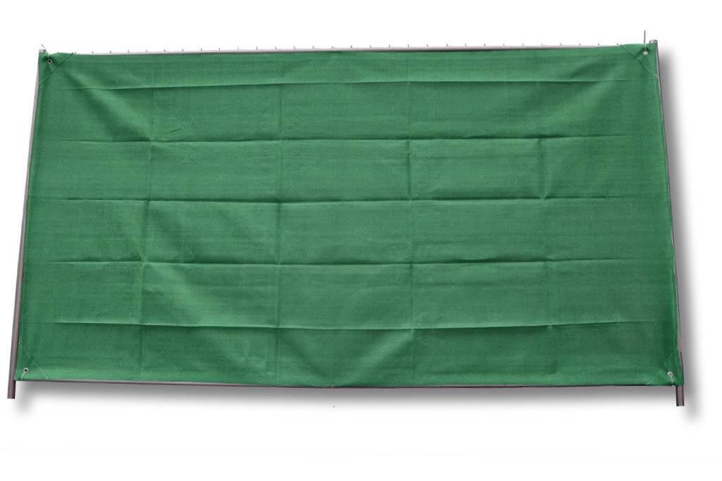 Bauzaunnetz, grün, 1,80 x 50 m, Rollenware 90 Quadratmeter-0