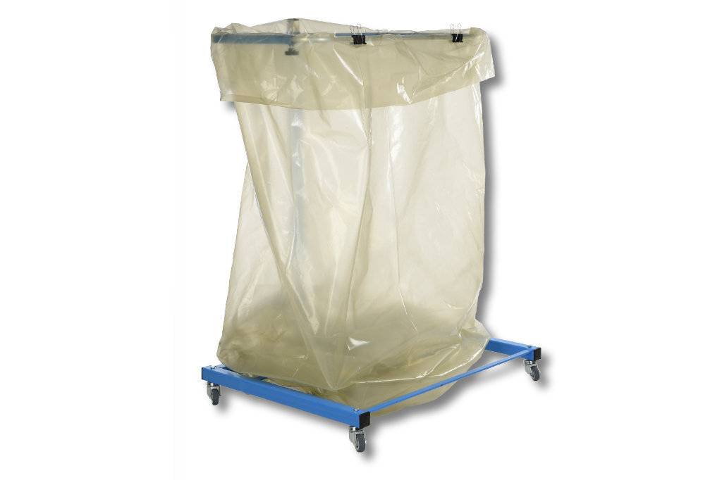 Müllsackständer für 1000 Liter, mit Laufrollen 1 Stück-0