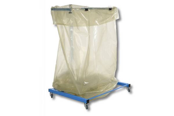 Müllsackständer für 1000 Liter, mit Laufrollen 1 Stück