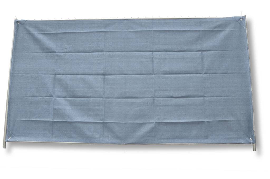 Bauzaunnetz, grau, 1,80 x 50 m, Rollenware 90 Quadratmeter-0